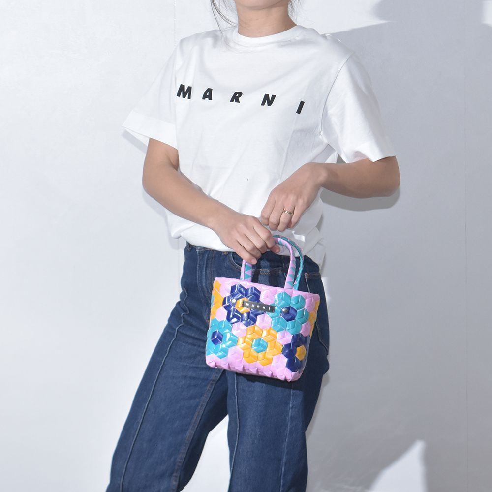 MARNI マルニ バッグ ボラバスケット フラワー柄 ピクニック