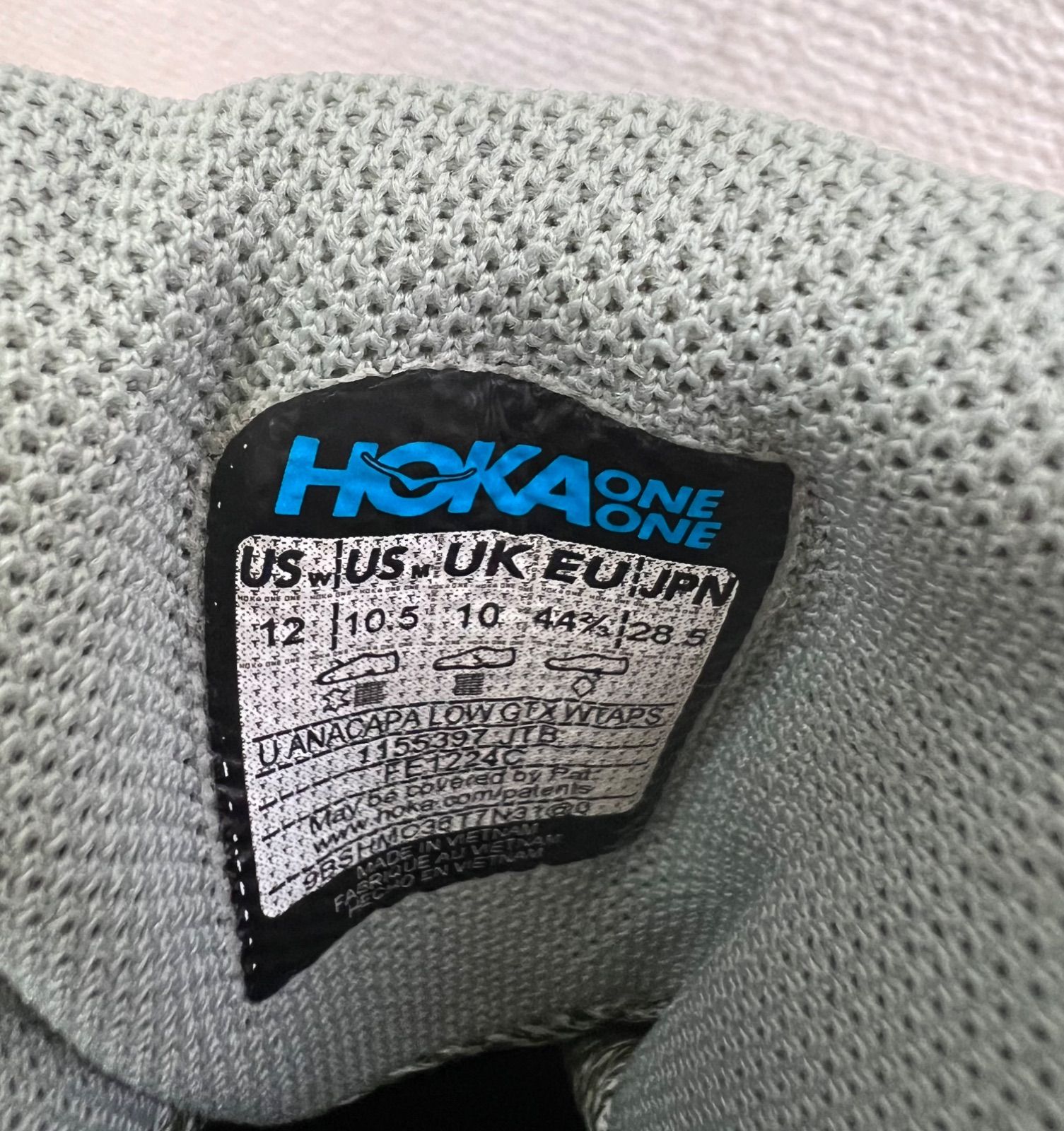 SALE】WTAPS x HOKA ONEONE U ANACAPA LOW GTX Black 28.5cm - メルカリ
