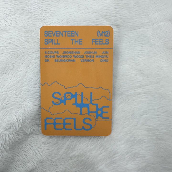 Seventeen エスクプス】セブチ SPILL THE FEELS FEEL YOU Ver