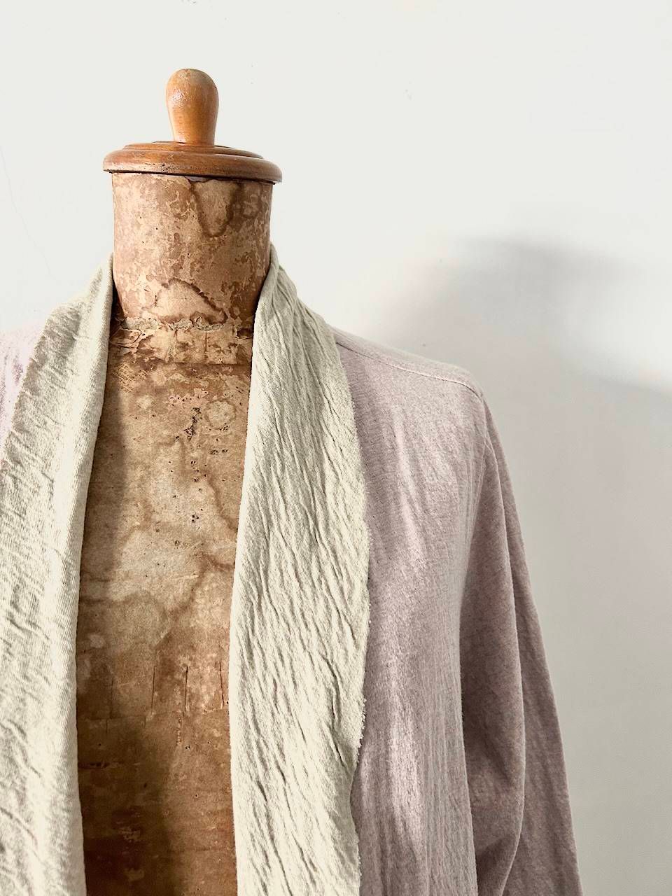 Afa　羽織　リネンコート　茶衣（さい）　真砂三千代 美品】Afa 羽織 リネンコート 茶衣（さい） 真砂三千代 - メルカリ