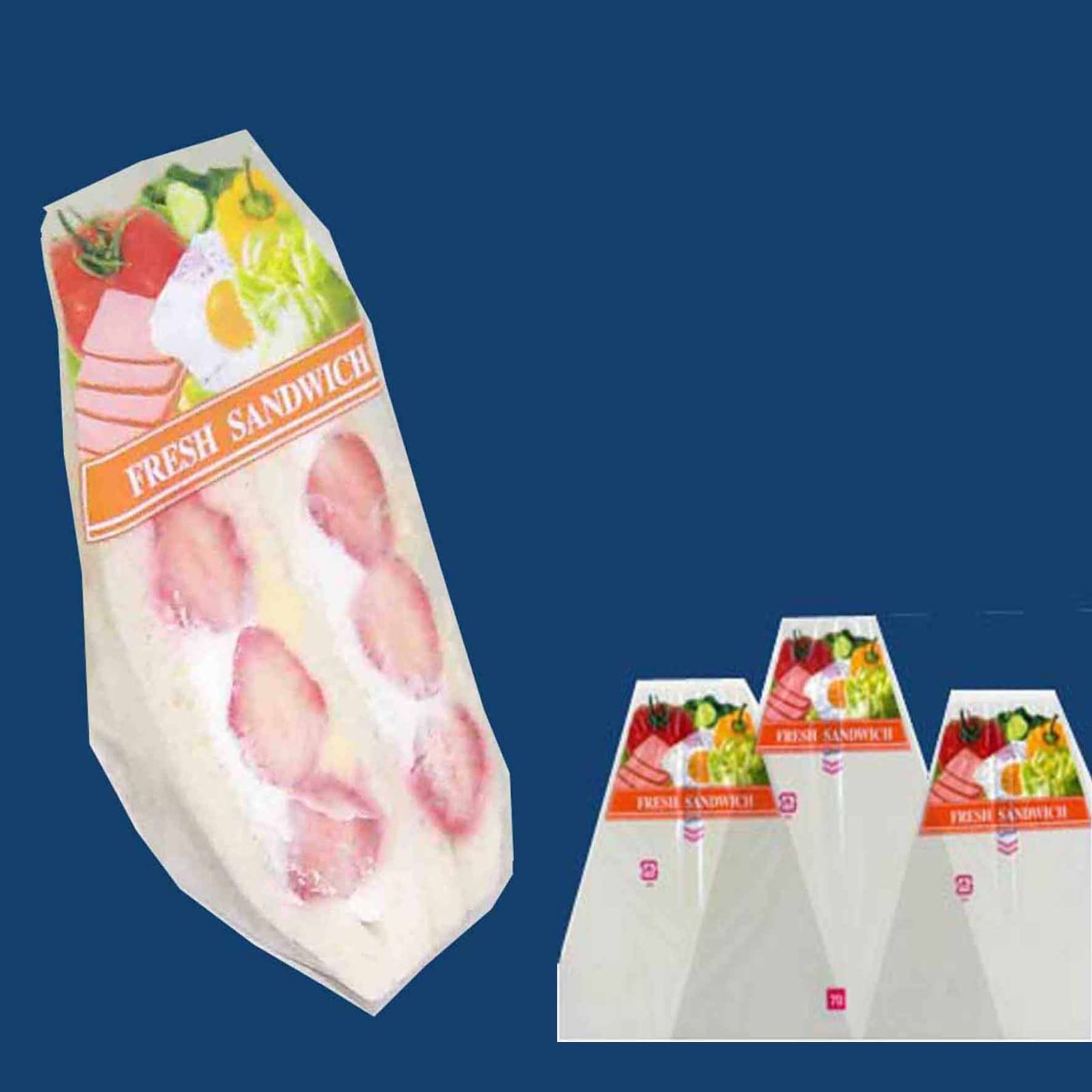 超特価 三角サンドイッチ袋CH三角サンド袋70mm幅 5円／1枚6000枚箱