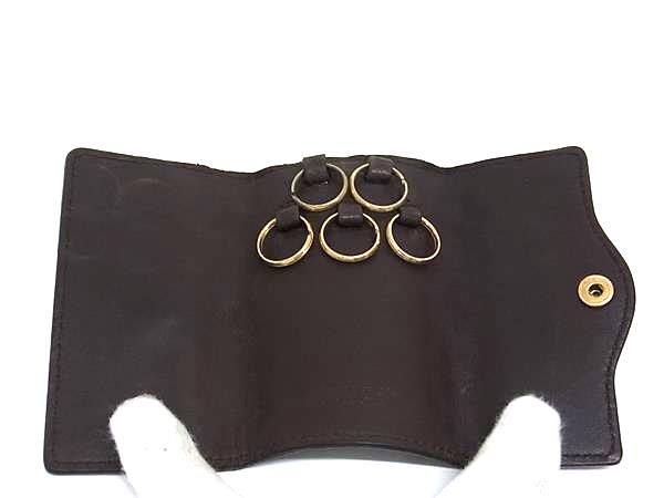 BOTTEGA VENETA ボッテガヴェネタ イントレチャート レザー 5連 キー