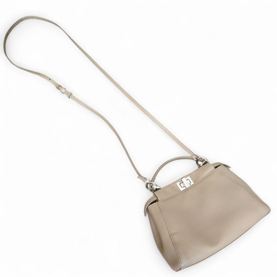 極美品✨フェンディ ピーカブー ミニ レザー 2WAYハンドバッグ