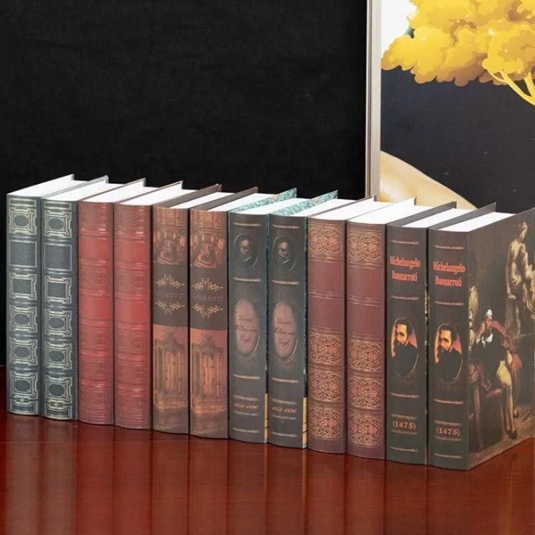 洋書古書 セット12冊　インテリア、店舗装飾 wunib2806_4.jpg