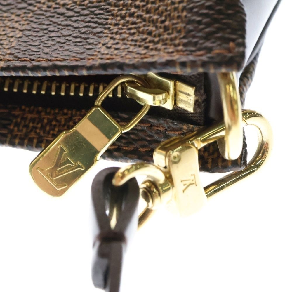 本物■ルイヴィトン■ダミエリシャス/ポシェットアクセソワール/アクセサリーポーチ LOUIS VUITTON (ルイヴィトン) ダミエ ポシェットアクセシワール