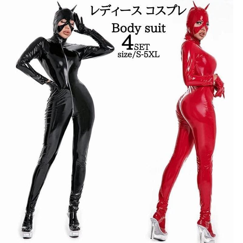 ボンテージ セクシー エロ sm 女王 レディース コスチューム 亀甲 レザー コスチューム ジャンプスーツ レース ハロウィン コスプレ 全身タイツ 大人 セクシー バレンタイン セクシーランジェリー 結xiaokb402