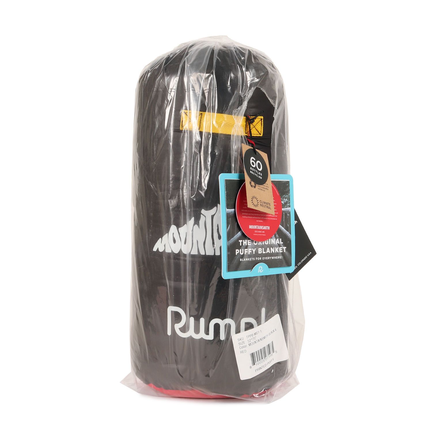 【新品】Mountainsmith マウンテンスミス Rumpl 中綿 ブランケット (PUFFY BLANKET) | ブラック 黒 | ブランド コラボ インテリア 雑貨 小物【メンズ】