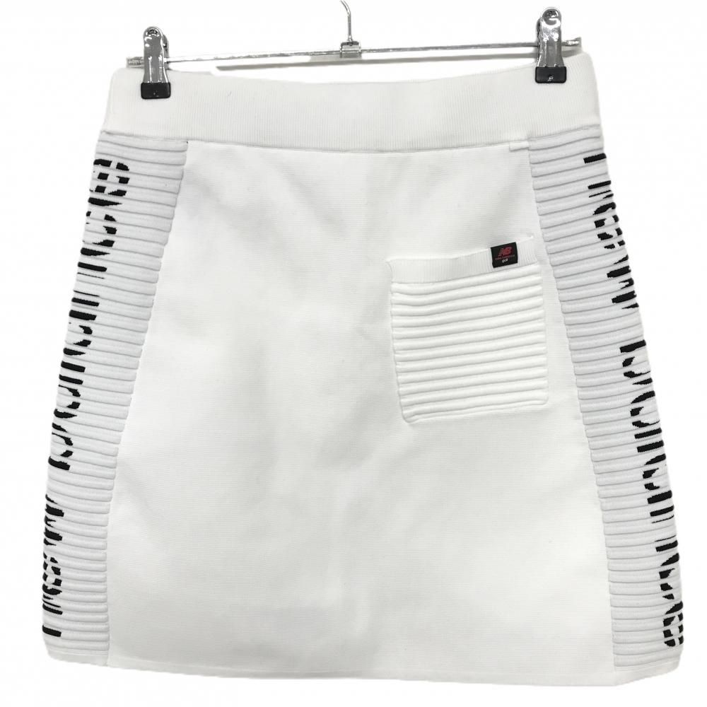 美品 マークアンドロナ ゴルフスカートゴルフウェア ヘリンボーン ロゴ