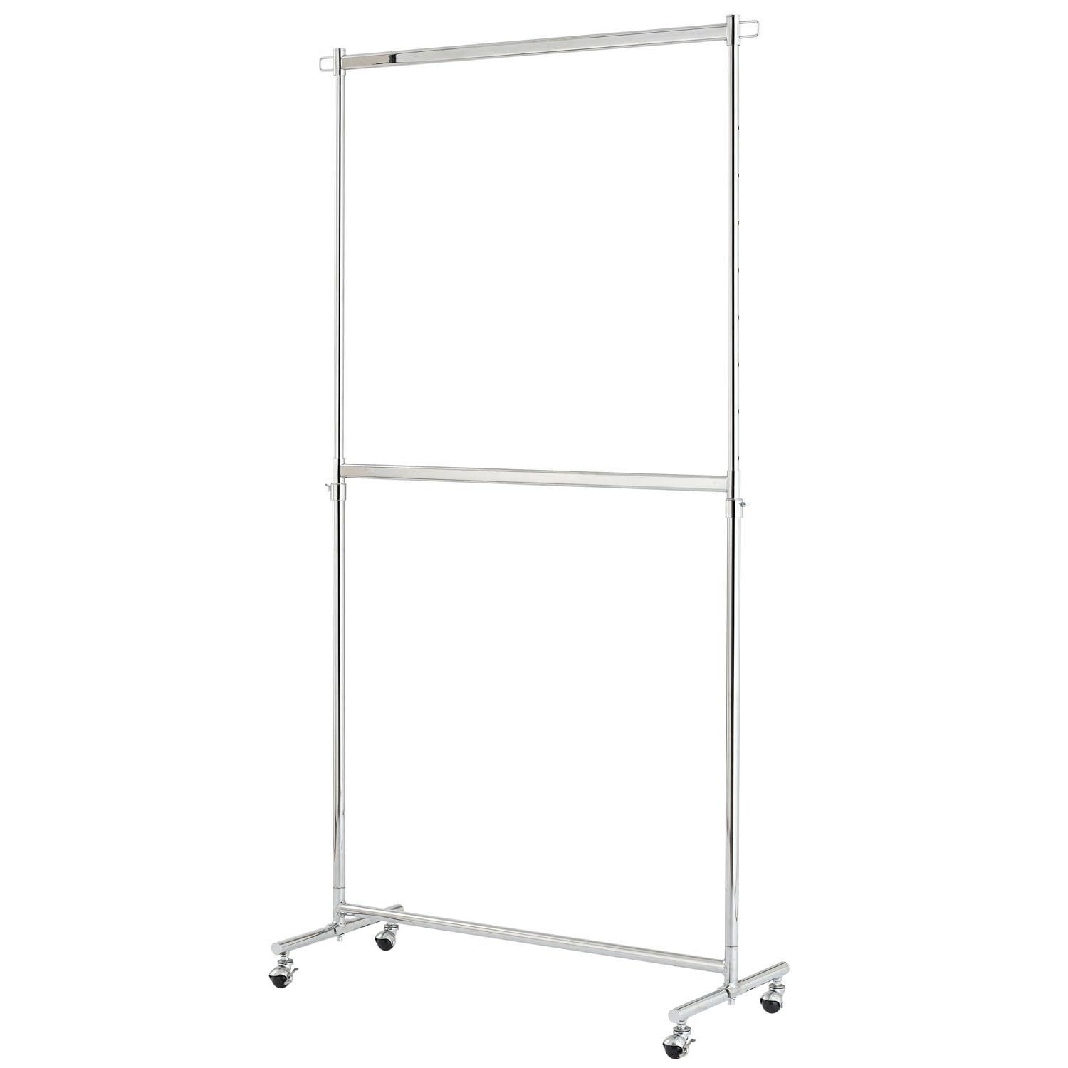 サワジ ノンスリップスカートハンガー 4段 シルバー スラックス