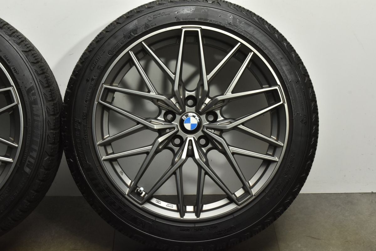 限定SALE開催中！ 良好品 ユーロバーン ニュルブルグ MTX 18in 8J 30 PCD112 ミシュラン X-ICE SNOW 225 45R18 BMW G20 G21 3シリーズ スタッドレス