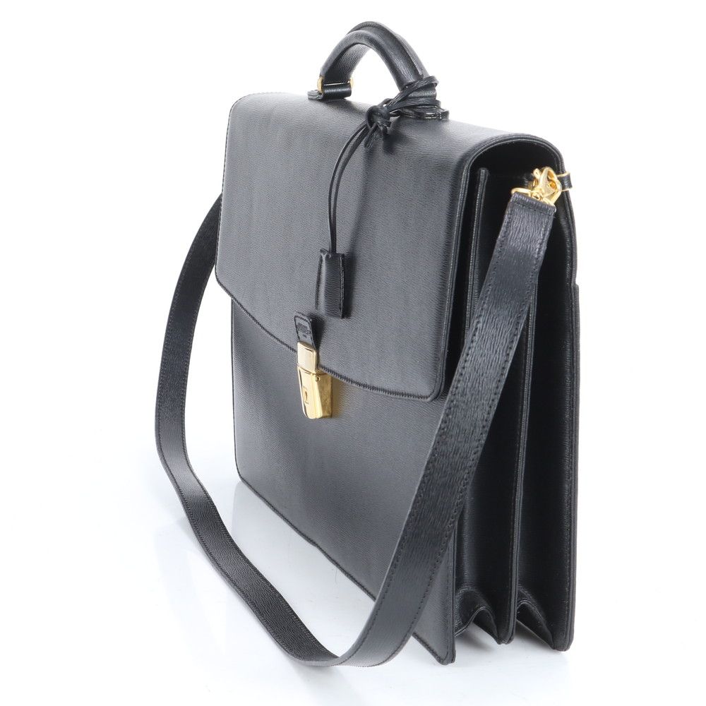 美品 ジバンシー レザー 2WAY ビジネス バッグ 斜め掛け ショルダー