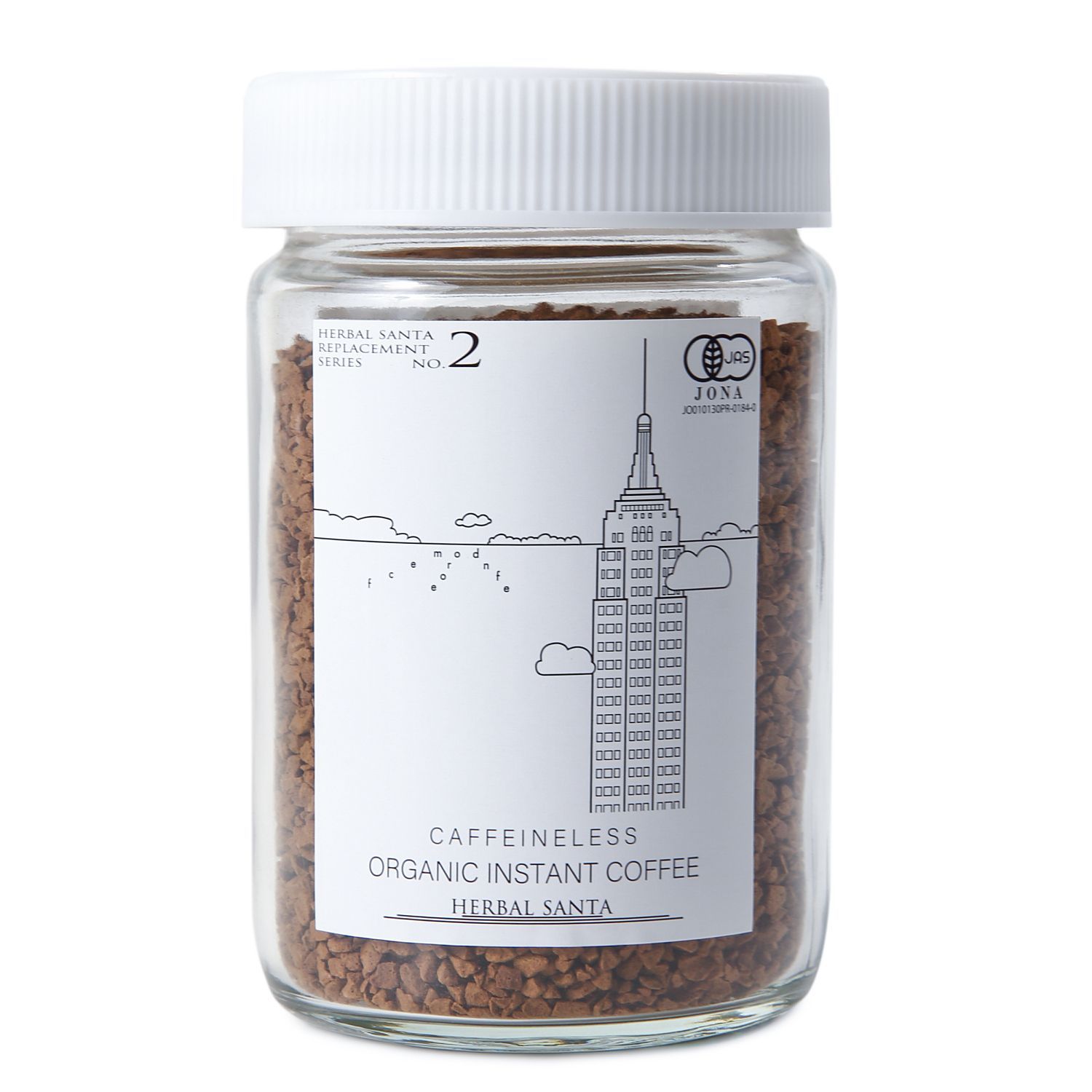 オーガニックインスタントコーヒー カフェインレス 75g|個 合計12個