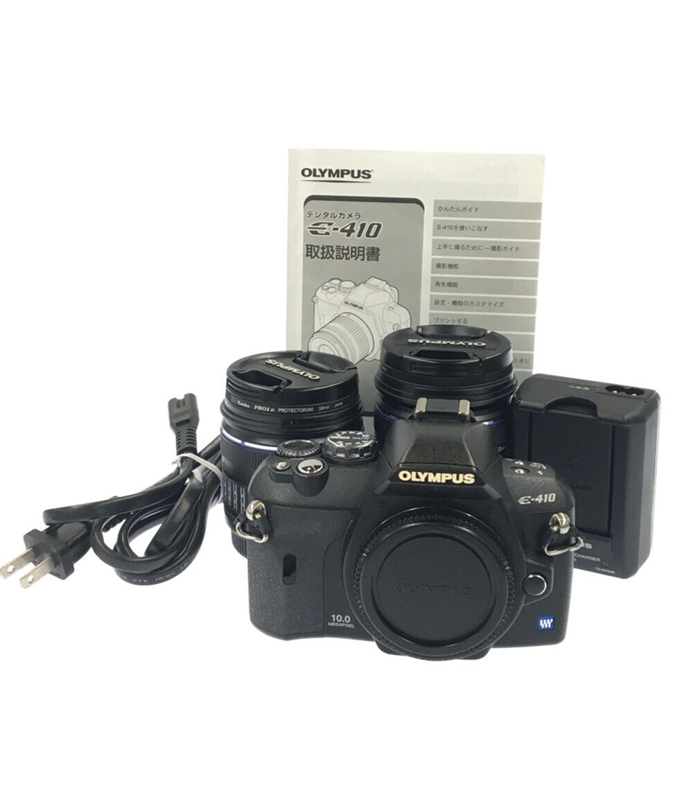 訳あり オリンパス デジタル一眼レフカメラ(col0133847) E-410 ダブルズームキット OLYMPUS