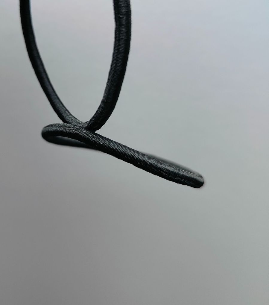 訳ありですが大変お買い得】ヘアゴム ブラック 直径5cm 太さ3mm 230本