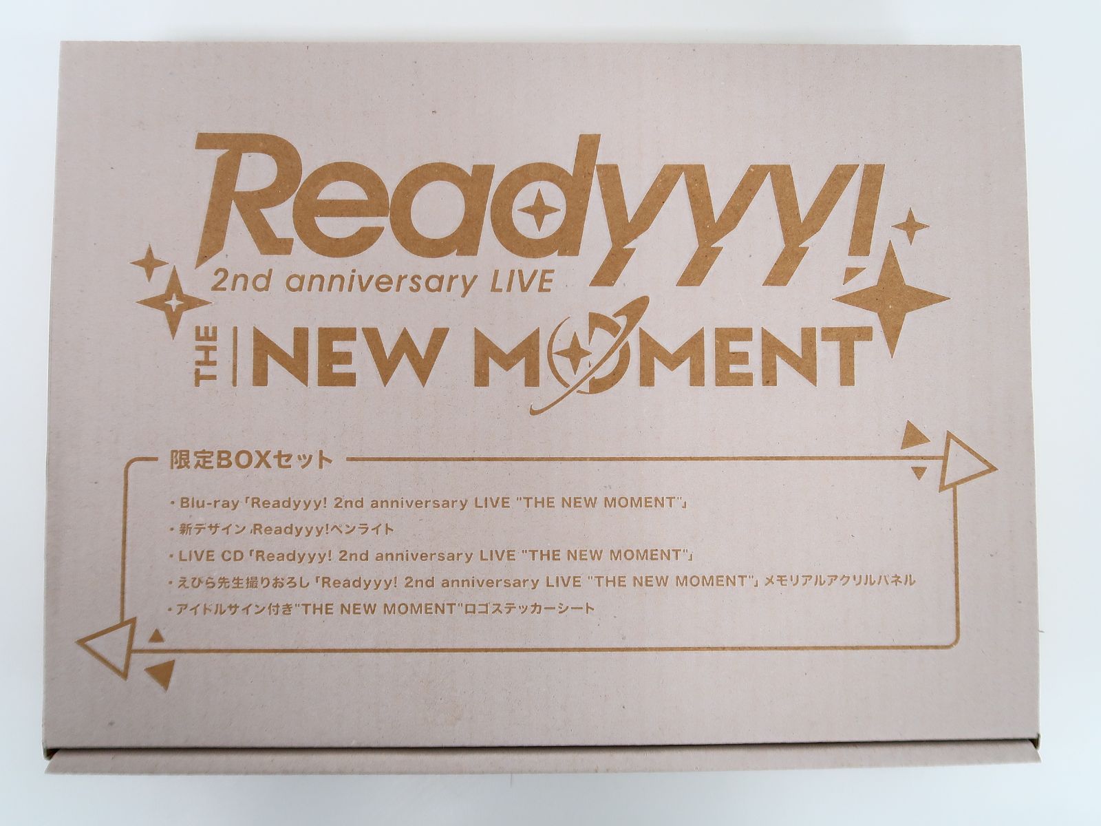 【中身未開封】Readyyy! 2nd anniversary LIVE THE NEW MOMENT 限定BOXセット