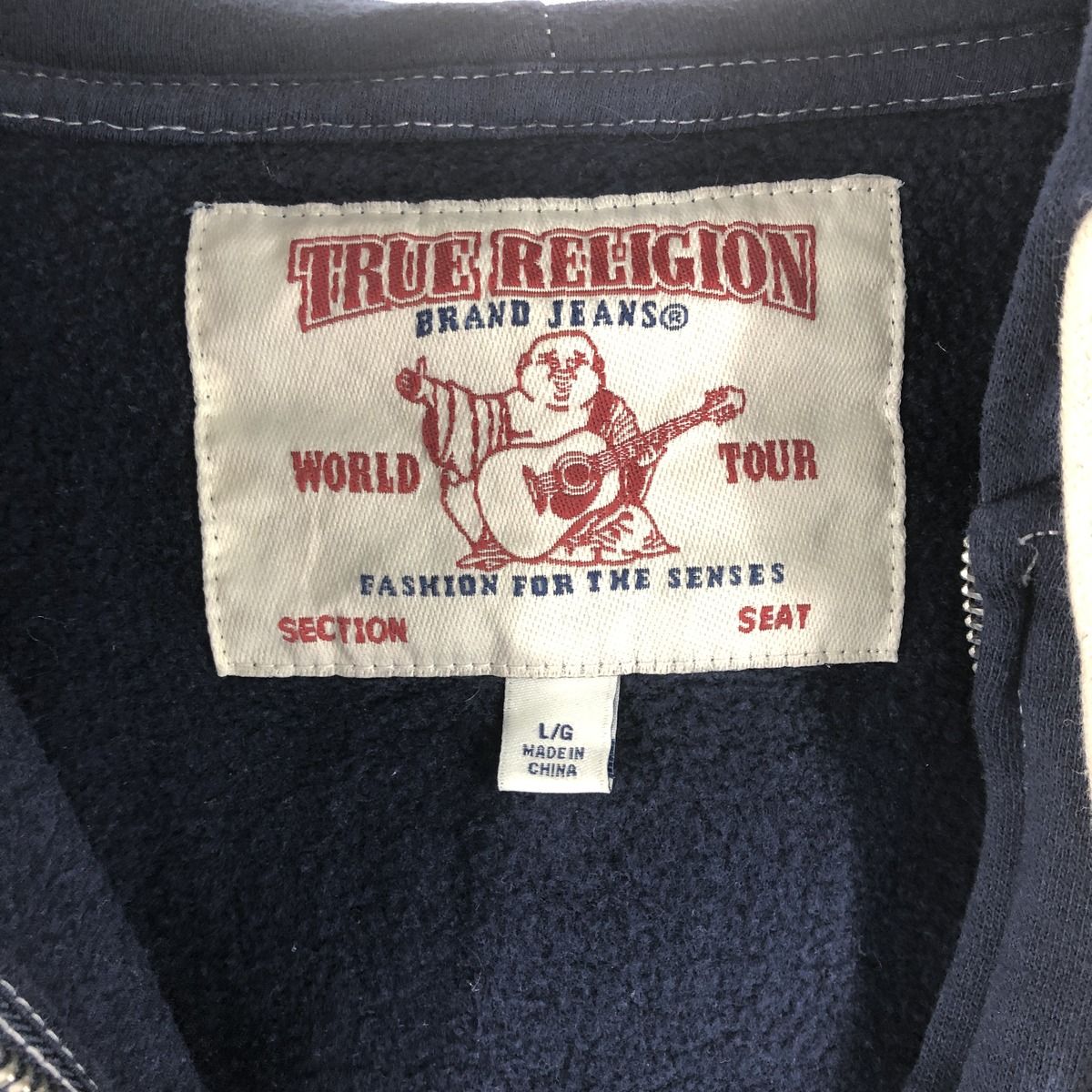 古着 トゥルーレリジョン TRUE RELIGION バックプリント スウェット 