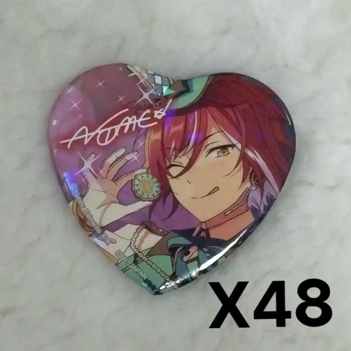 あんさんぶるスターズ 夏目 とるパカ ハート缶バッジ 48個