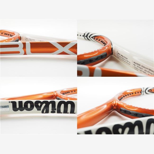 wilson - 中古 テニスラケット ウィルソン ツアー BLX 95 オレンジ×ホワイト 2011年モデル (G3)WILSON TOUR BLX 95 (ORANGE × WHITE) 2011 中古 テニスラケット ウィルソン ツアー BLX 95 オレンジ
