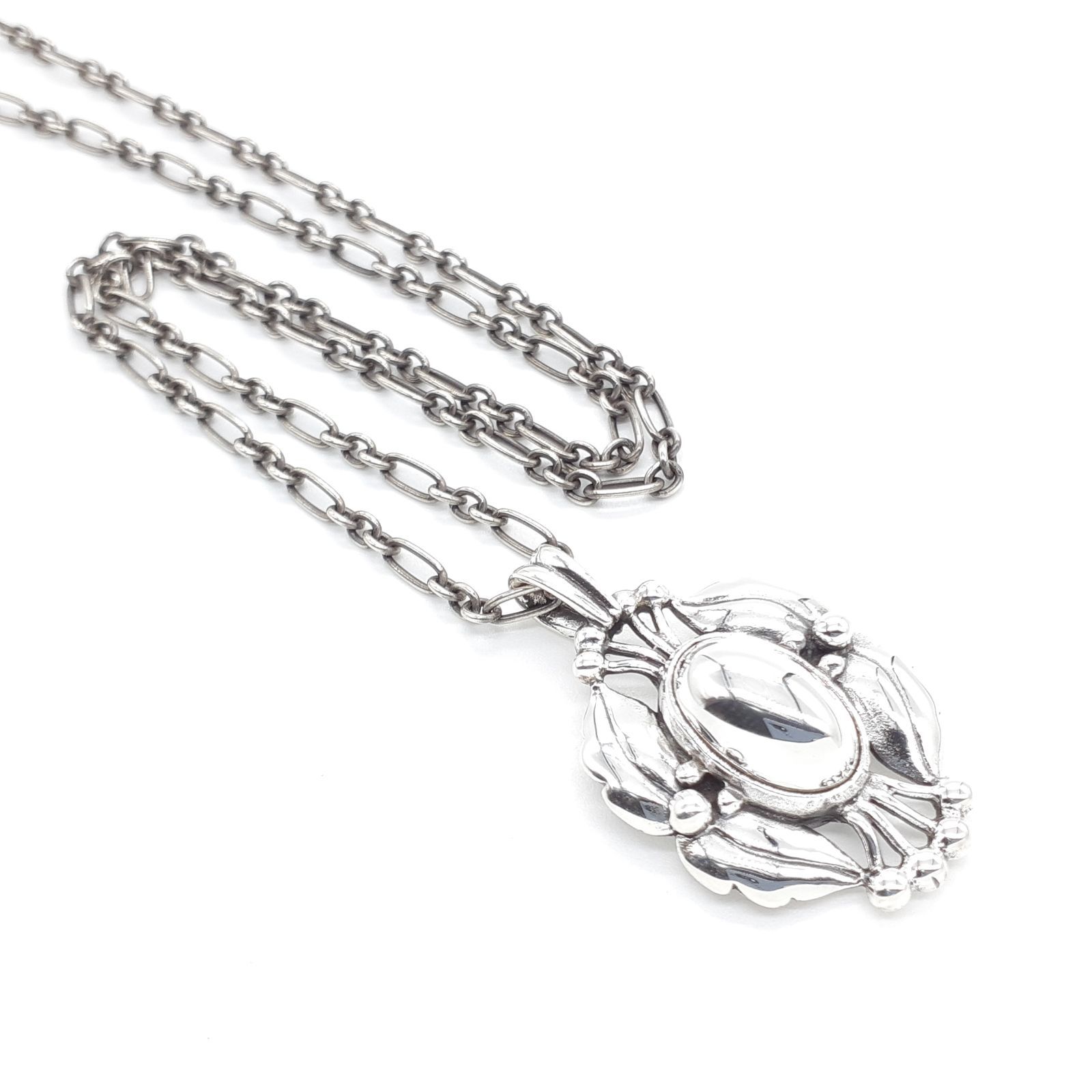 GEORG JENSEN ジョージジェンセン ネックレス 2000 イヤーペンダント 