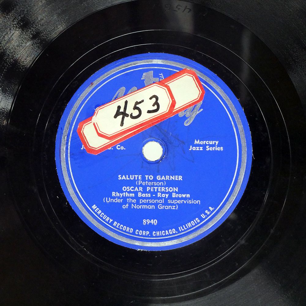 米 US盤 OSCAR PETERSON/SALUTE TO GARNER/MERCURY 8940 SP