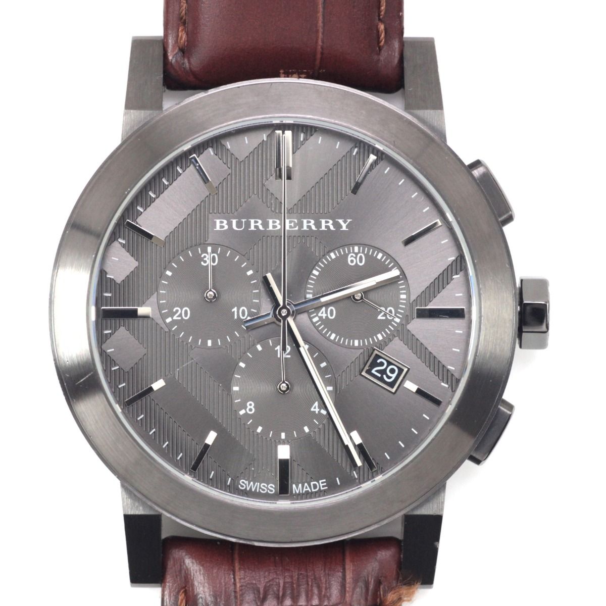 BURBERRY バーバリー クロノグラフ メンズクォーツ腕時計 BU9364
