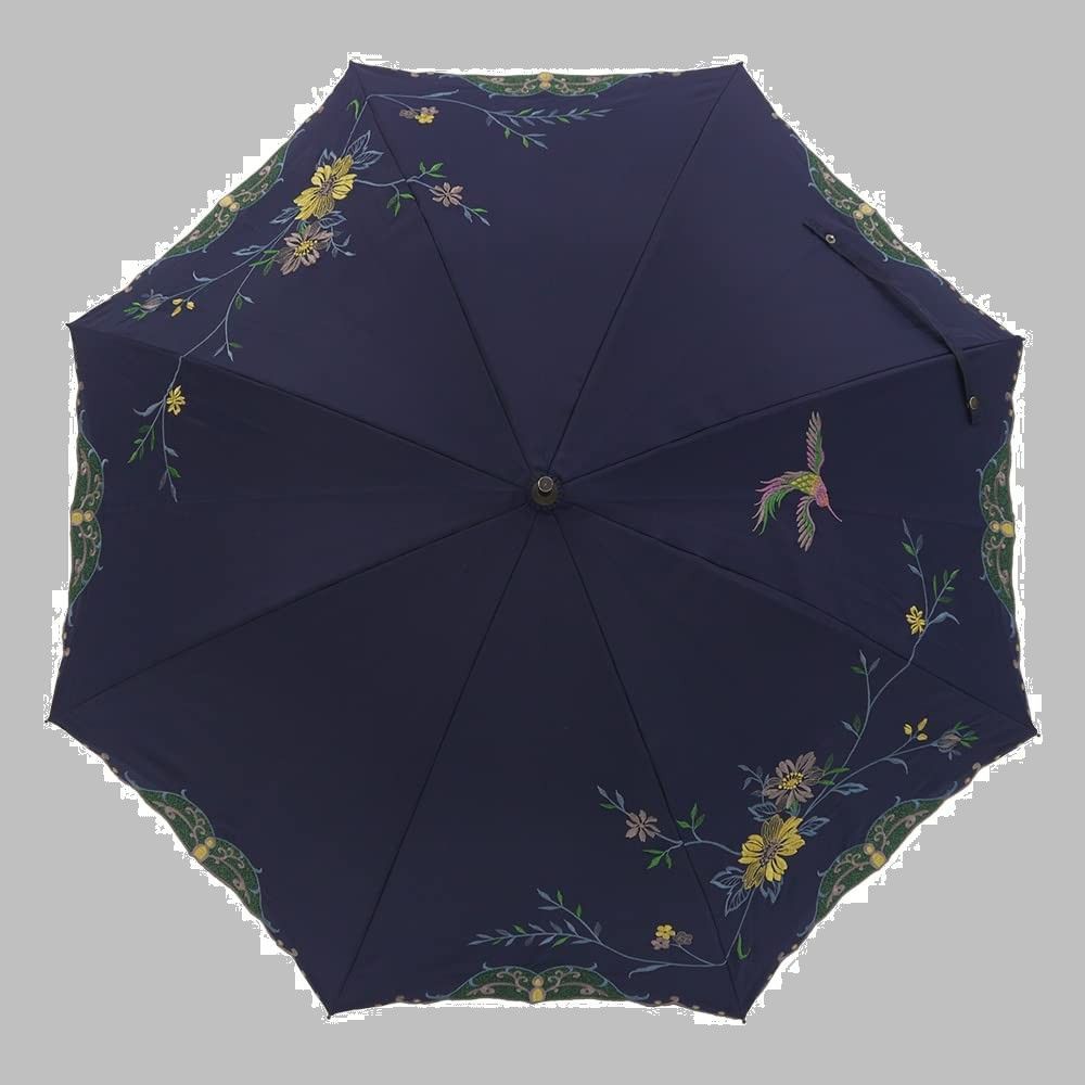 人気商品】刺繍 UVカット かわず張り 逃熱 涼しい 遮熱 晴雨兼用傘 1級