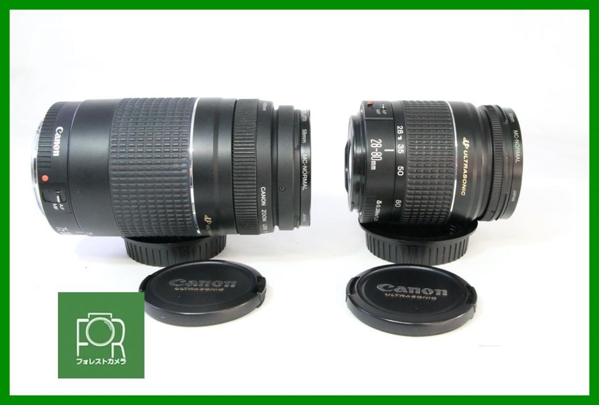 Canon 3000フィルム一眼レフ 28-80mmレンズセット 美品 動作品 Canon