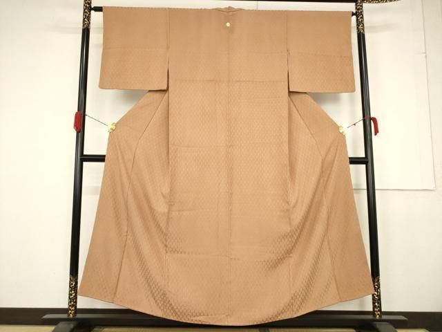 平和屋着物□上質な色無地 鉄紺色 正絹 逸品 BAAR8917wb 平和屋着物