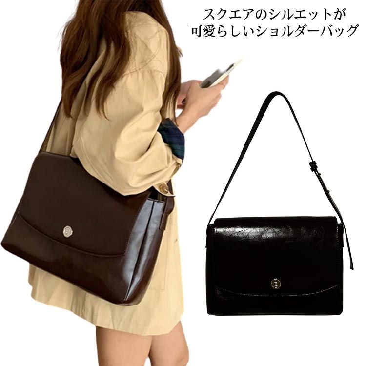 ショルダーバッグ スクエアバッグ レディース 斜めがけ 肩掛け