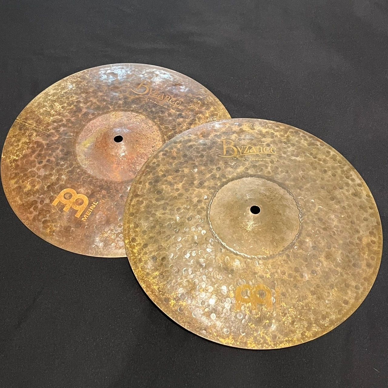 中古 Meinl Byzance Extra Dry Medium Hihat Pair 14
