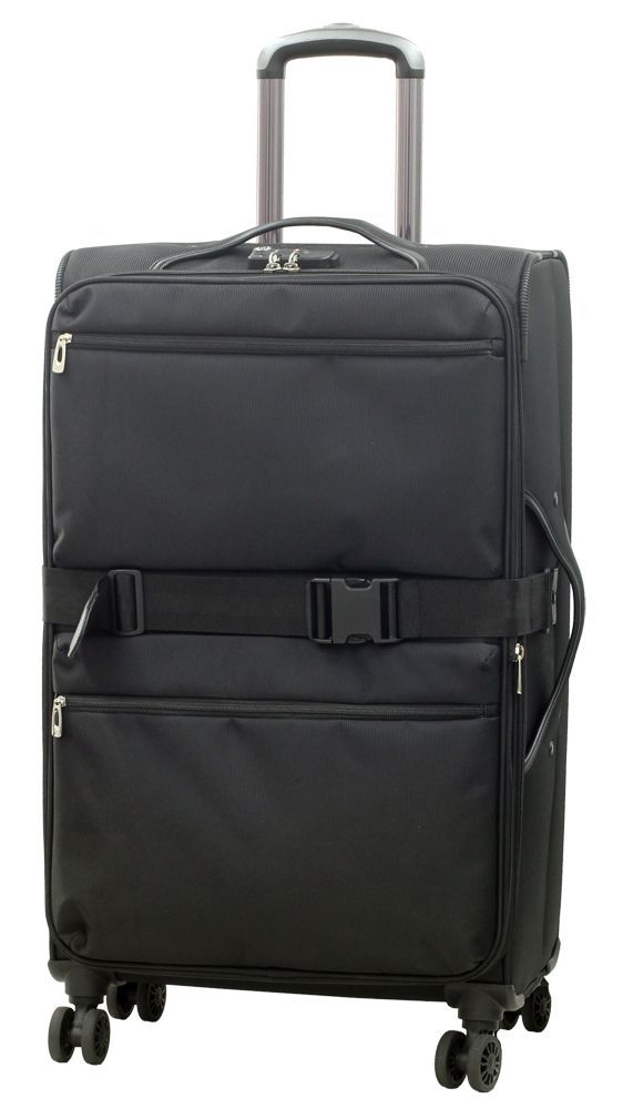 最大容量95L ビバーシェAK-FW LLブラック 28インチ 拡張機能付 TSAソフトキャリー