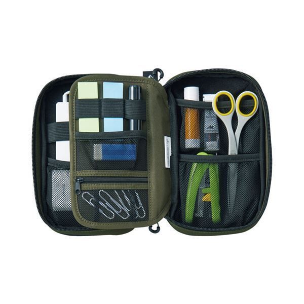 新生活応援!大特価? まとめ リヒトラブ ALTNAツールポーチ ダブル オリーブ A-7765-22 1個 ×5セット インパクトのある