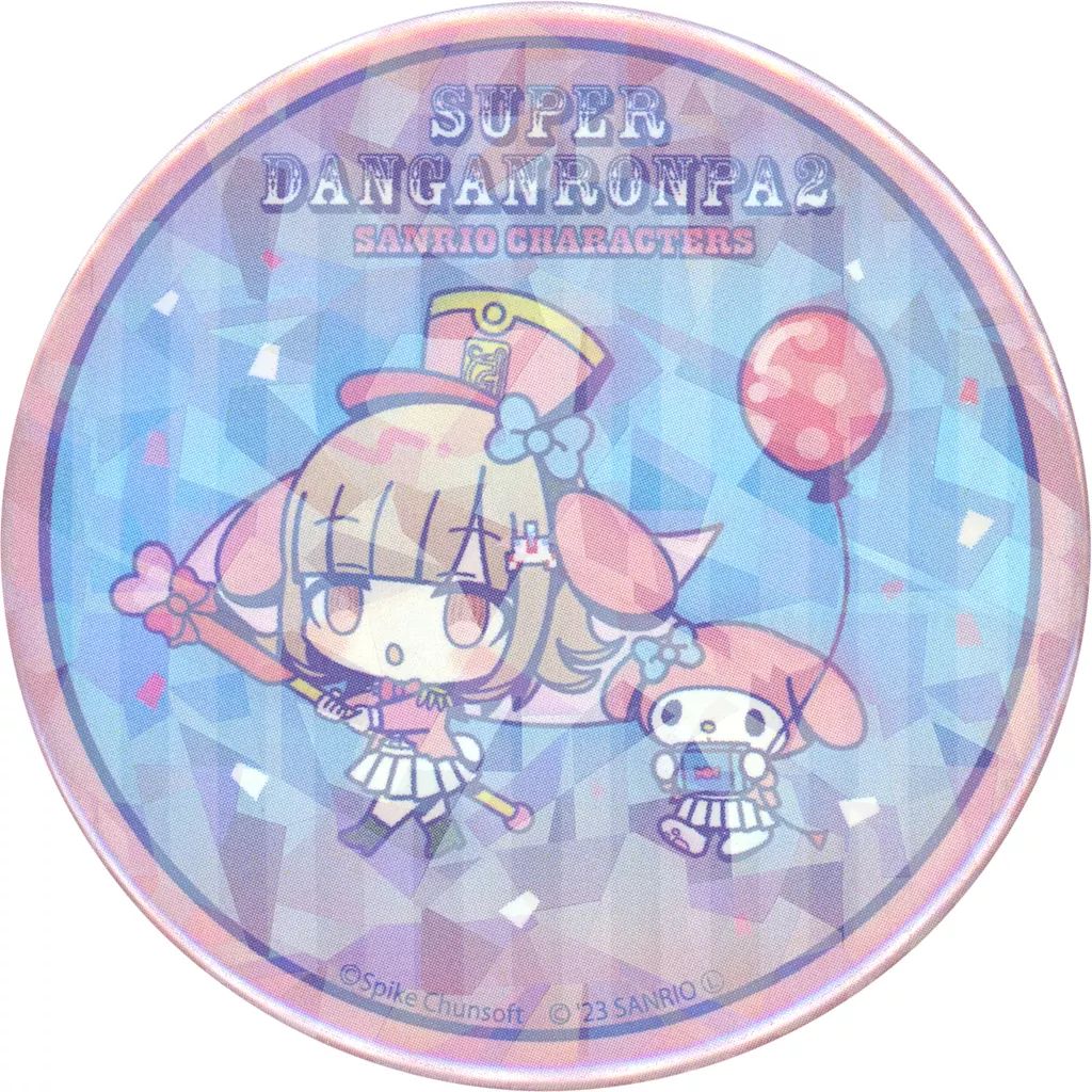 ダンガンロンパ 罪木蜜柑 サンリオ くじ ホログラム缶バッジ ダンガン