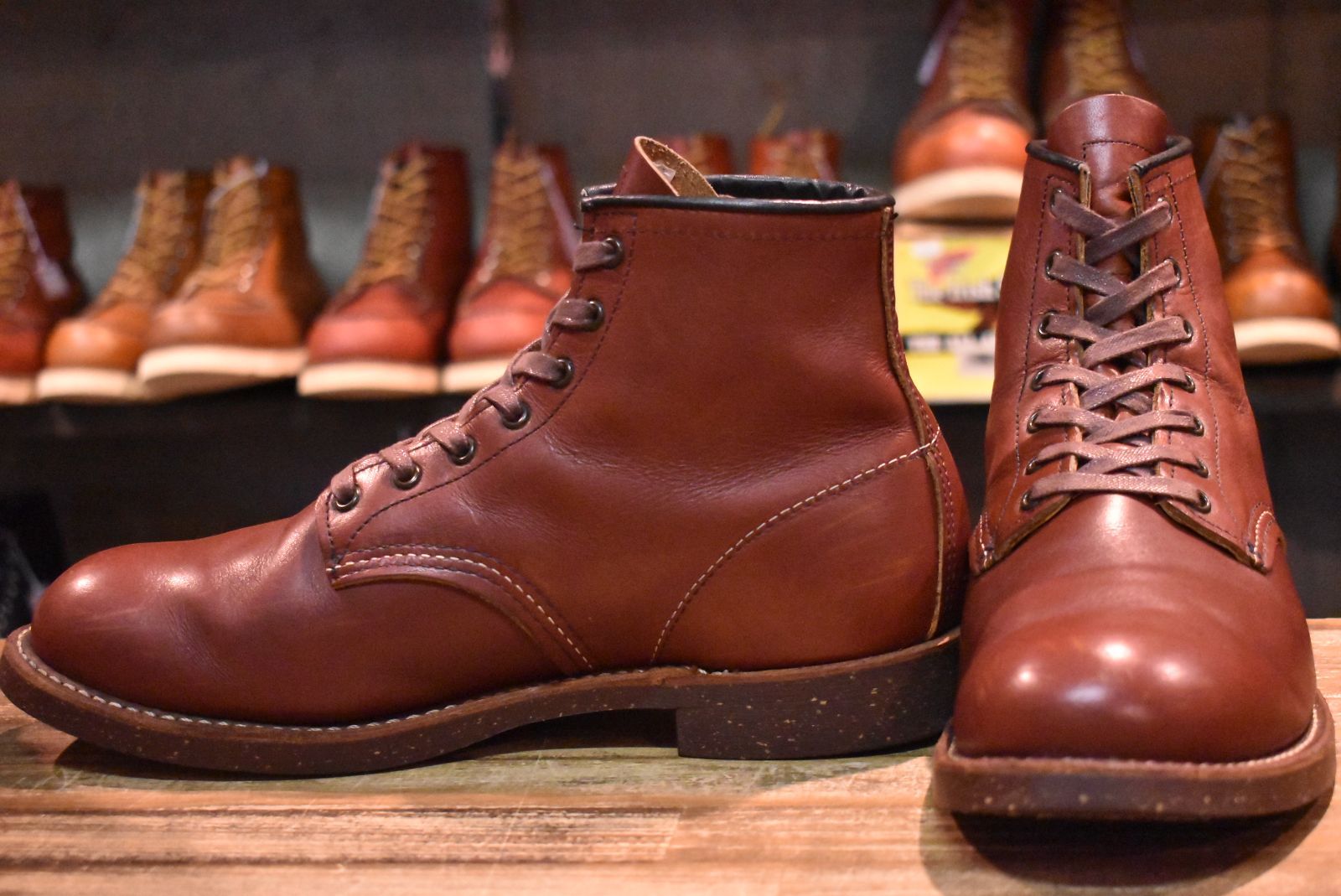 9D 良品 15年】レッドウィング 2961 ブラックスミス 茶 ブラウン プレーントゥ レースアップ 編み上げ ブーツ redwing  HOPESMORE【EQ276】 - メルカリ