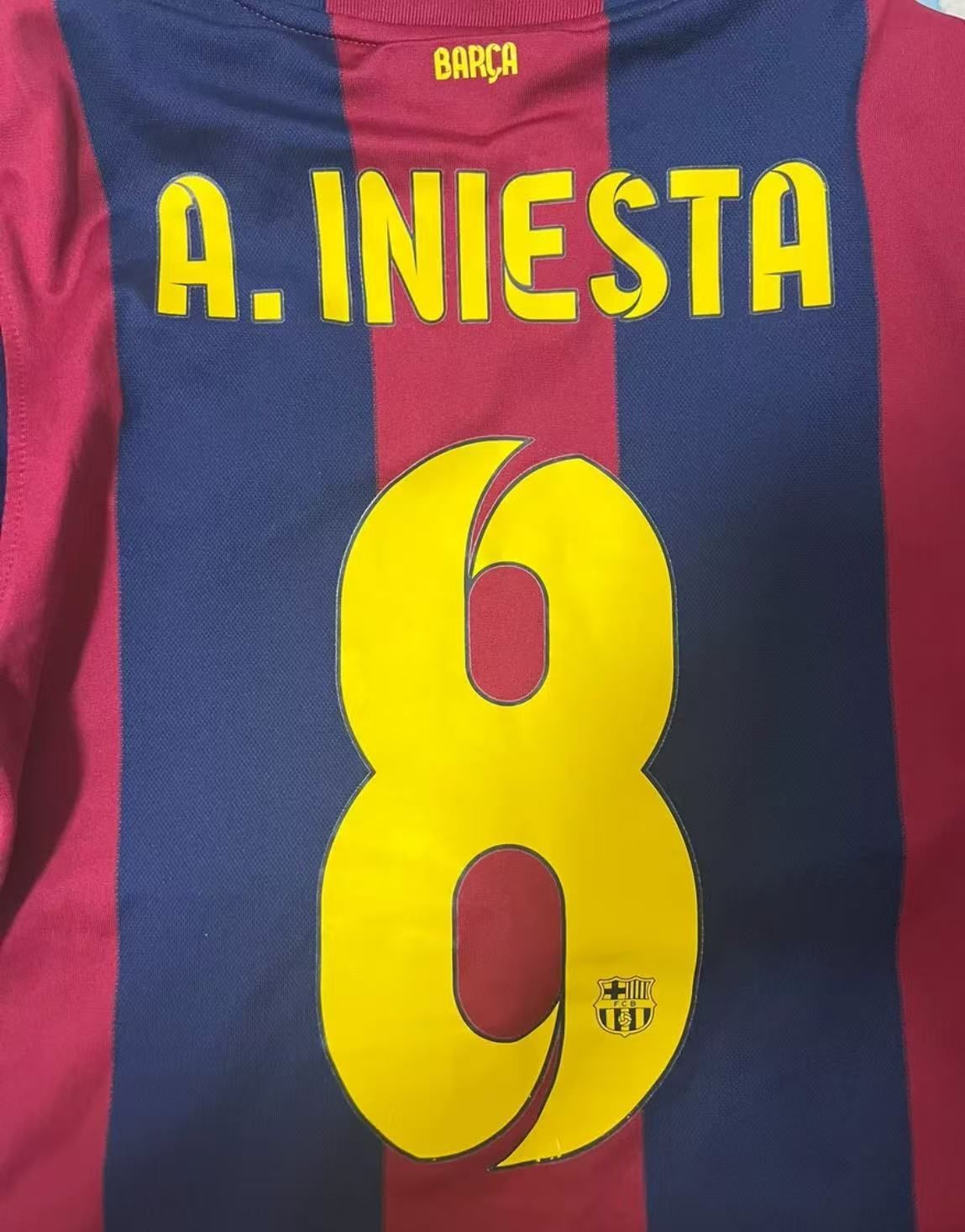 A. INIESTA FCバルセロナ ユニフォーム 8番 【公式通販】