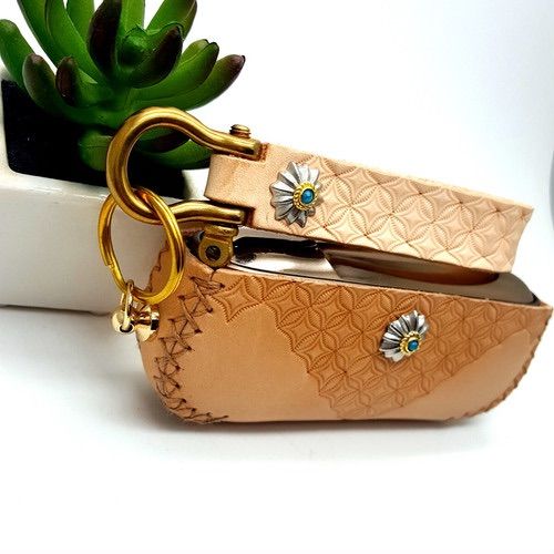 25TI32【メルカリ便発送！送料込】新型イルマ or 3duo 対応iQOSケース 手作り栃木レザージオメトリー