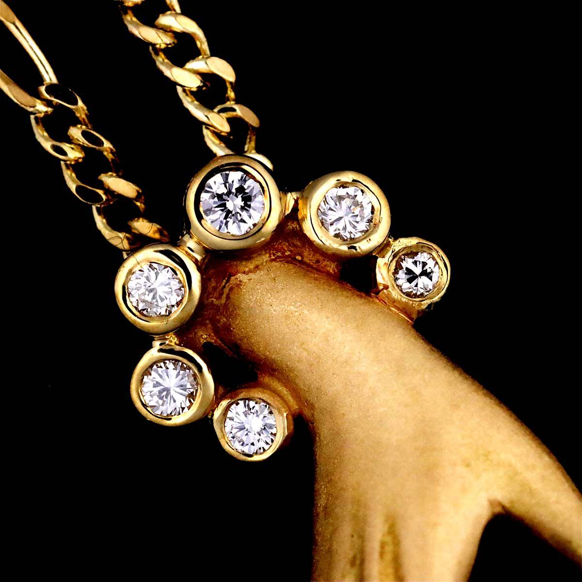 カレライカレラ Carrera y Carrera 淡水真珠 ダイヤ ネックレス 47cm  