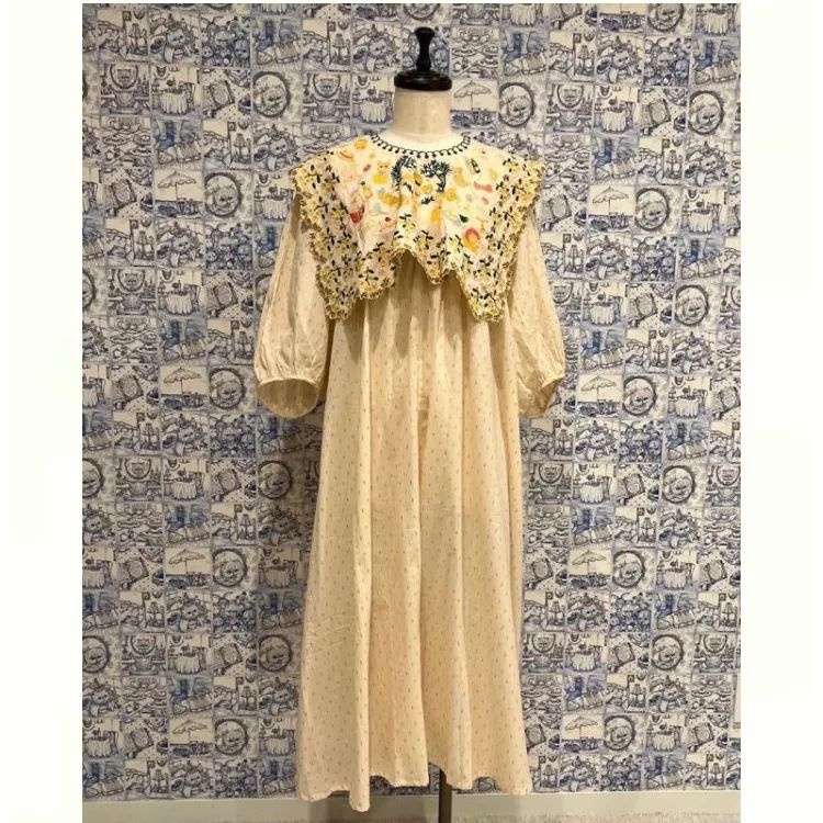 美品】yukiemon ユキエモン 5th ワンピース／へんてこ／ベージュ  