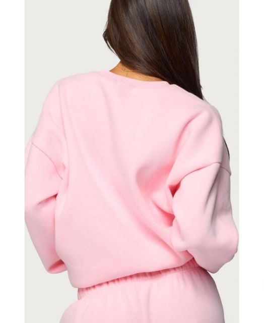 送料無料 アディクテッド レディース パーカー スウェット アウター Women s Love Oversized Sweatshirt Light-pink