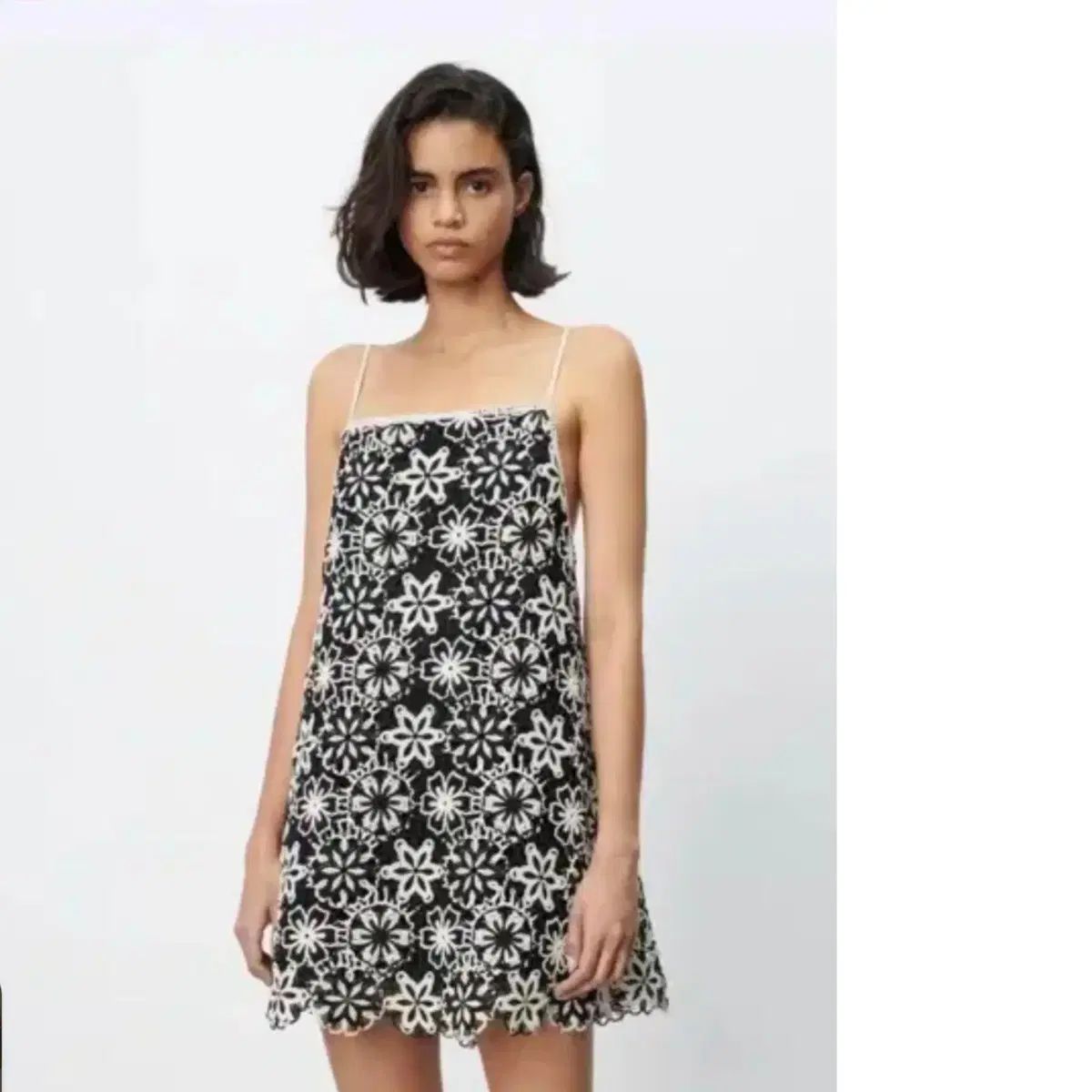 ZARA ザラ ミニ クロシェ ワンピース