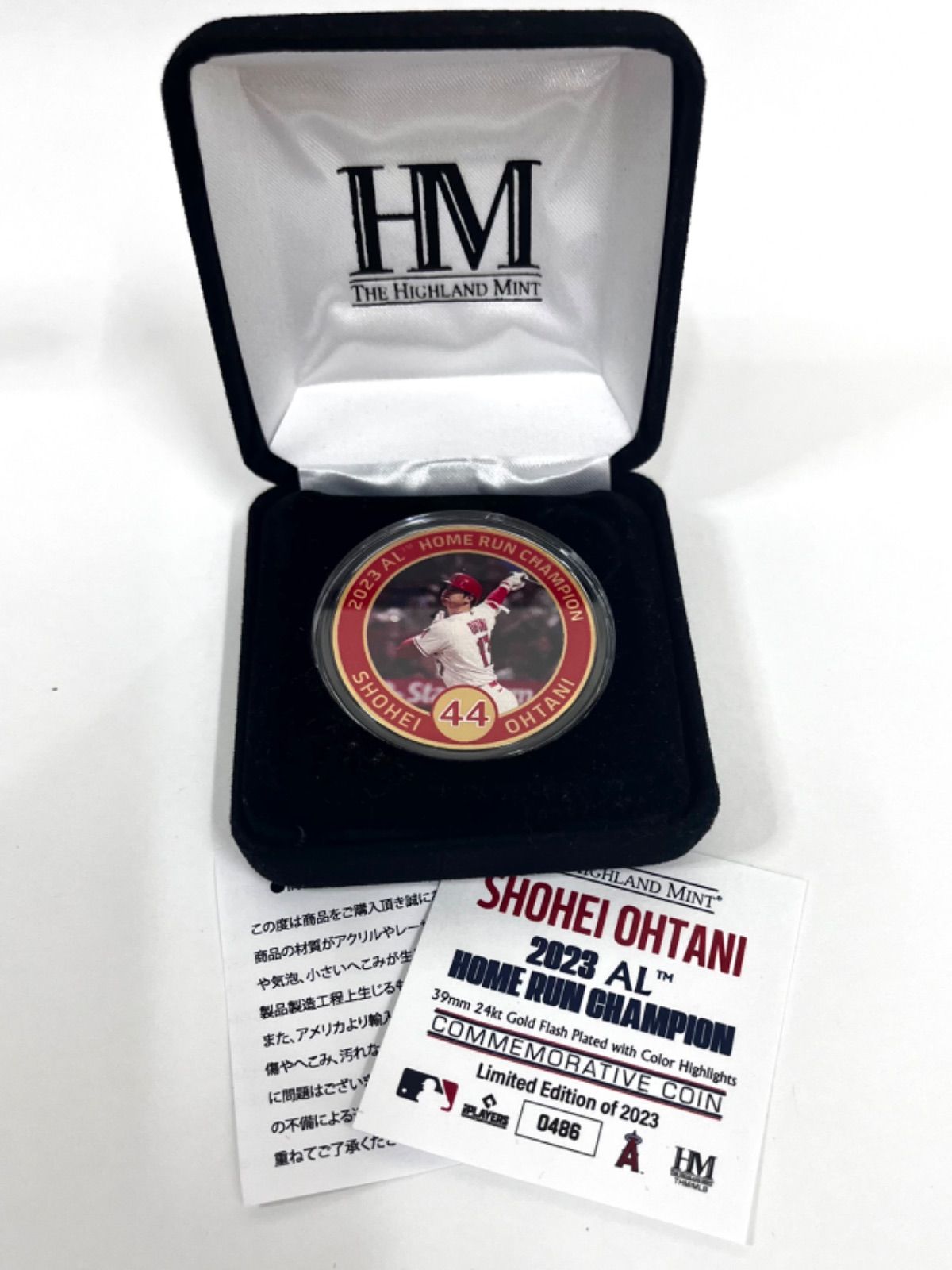 激レア】大谷翔平3点セット 2023 ホームラン王フォトミント 記念コイン
