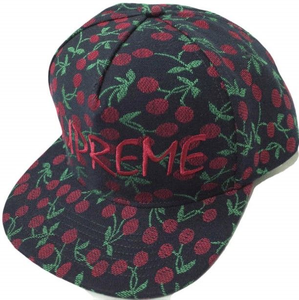 新品 SUPREME シュプリーム 23SS Cherries 5-panel Cap