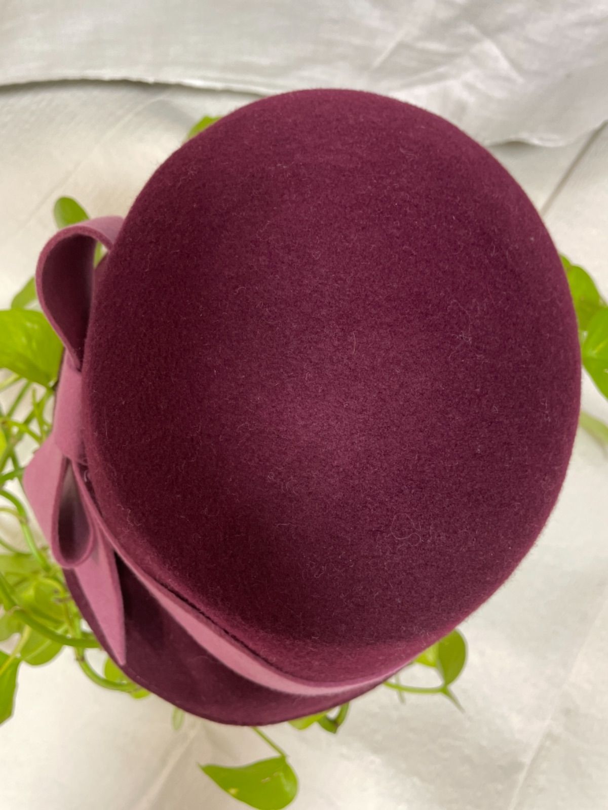 特価 美品 ソプラトゥット SOPRATTUTTO イタリア レディース ハット SOPRATTUTTO Made in Italy. 帽子 小豆色 - メルカリ