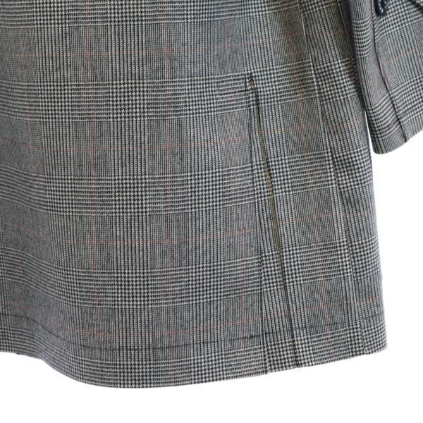 マッキントッシュ ステンカラー ゴム引き グレンチェック柄 ジャケット 34 グレー系 Mackintosh レインコート スコットランド製 レディース 【中古】 【220917】
