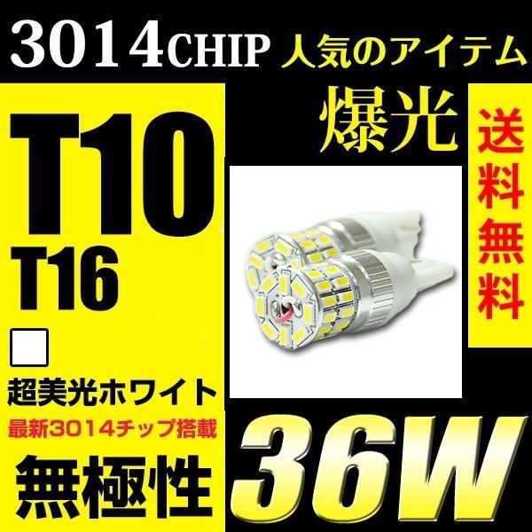 T10 T16 バルブ LED ポジション バックランプ ウインカー 爆光 無極性 3014チップ 36w 白 / ホワイトスモール - メルカリ