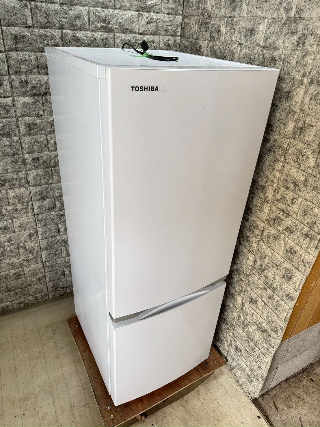 【美品】大阪送料無料★3か月保障付★2020年★GR-S15BS(W)★R-84 美品】大阪送料無料☆3か月保障付き☆冷蔵庫☆東芝☆2ドア☆2020年☆GR