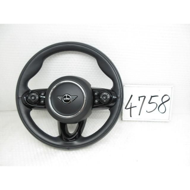 2020年 BMWミニ F56 LDA-XN15M 純正 ハンドル ステアリングホイール レザー 203634 4758