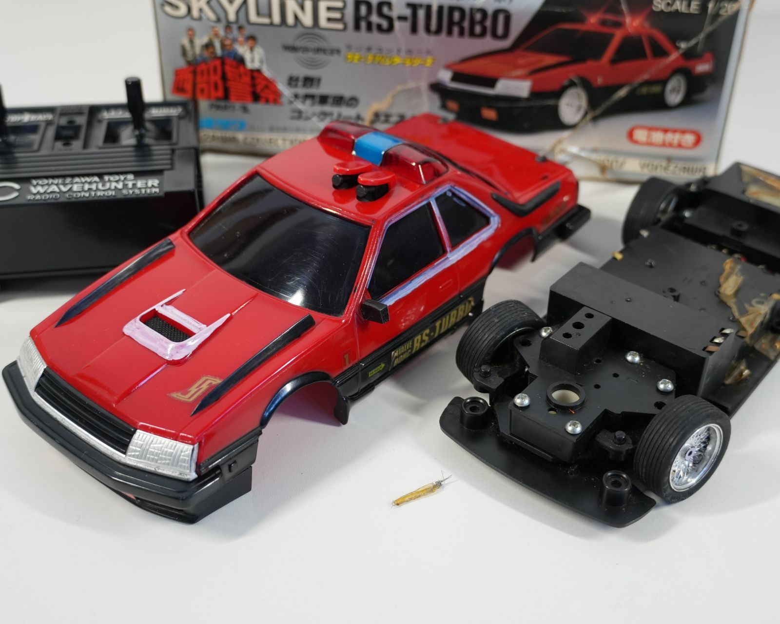 IM] ジャンク品 ヨネザワ ラジコン 西部警察 スカイライン RS