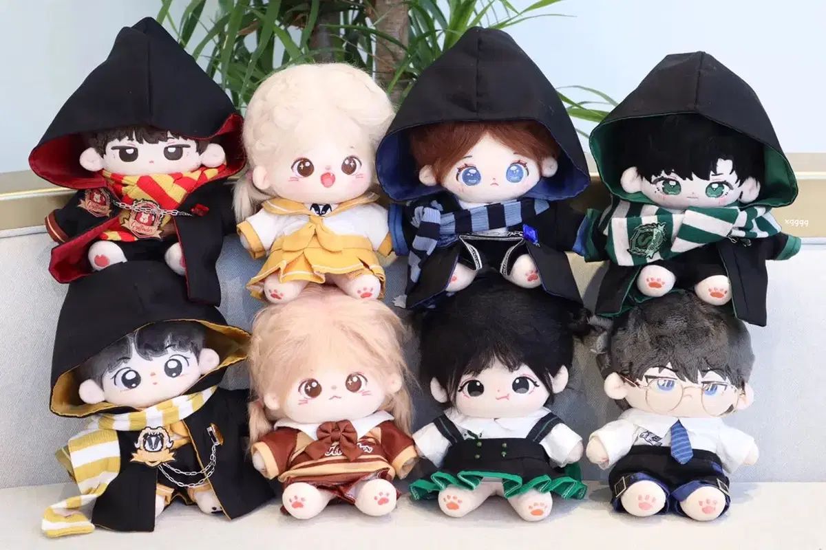未開封 20cm 綿人形服 Harry Potter(ハリーポッター) 人形服 4 種 まとめ売り