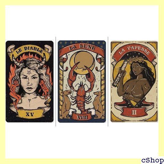 Kancharo タロットカード 78 枚 タロット占い セイクレッド シスターフッド タロット The Sacred Sisterhood Tarot 日本語のタロットカード基本説明書u0026ポーチ付き 1300